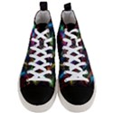 Background Light Glow Abstract Art Men s Mid-Top Canvas Sneakers View1