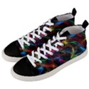 Background Light Glow Abstract Art Men s Mid-Top Canvas Sneakers View2