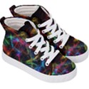 Background Light Glow Abstract Art Kid s Hi-Top Skate Sneakers View3