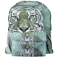 Tiger Cat Art Abstract Vintage Giant Full Print Backpack