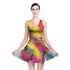 Background Art Abstract Watercolor Reversible Skater Dress by Celenk