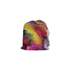 Background Art Abstract Watercolor Drawstring Pouches (xs)  by Celenk