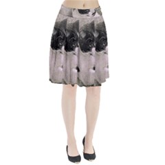 Cat Pet Art Abstract Vintage Pleated Skirt by Celenk