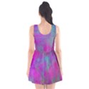 Background Texture Structure Scoop Neck Skater Dress View2