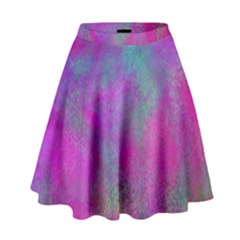 Background Texture Structure High Waist Skirt by Celenk