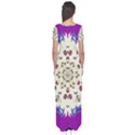 Eyes Looking For The Finest In Life As Calm Love Short Sleeve Maxi Dress View2