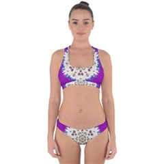 Eyes Looking For The Finest In Life As Calm Love Cross Back Hipster Bikini Set by pepitasart