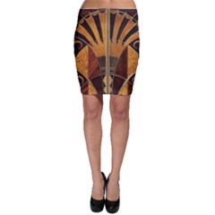 Art Deco Gold Bodycon Skirt by NouveauDesign