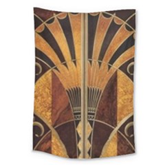 Art Deco Gold Large Tapestry by NouveauDesign