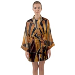 Art Deco Gold Long Sleeve Kimono Robe by NouveauDesign