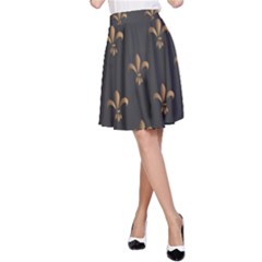 Fleur De Lis A-line Skirt by NouveauDesign