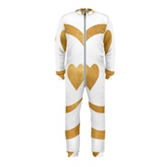 Gold Smiley Face Onepiece Jumpsuit (kids) by NouveauDesign