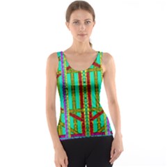 Gift Wrappers For Body And Soul In  A Rainbow Mind Tank Top by pepitasart