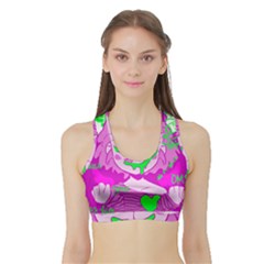 Fujoshi Sports Bra With Border by psychodeliciashop