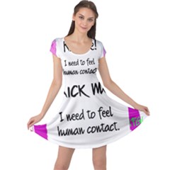 Kick Me! Cap Sleeve Dress by psychodeliciashop