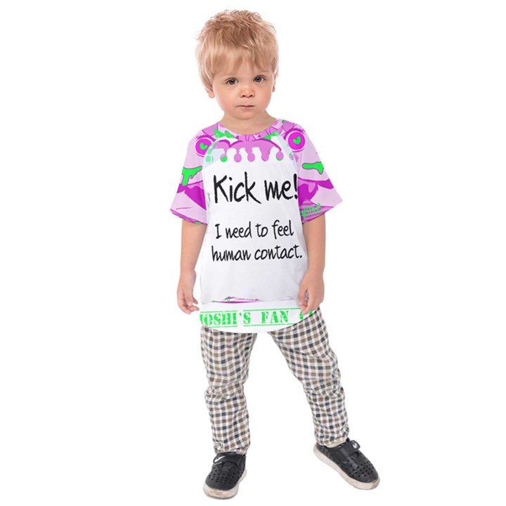 Kick me! Kids Raglan Tee