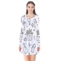 Set Chalk Out Scribble Collection Flare Dress View1