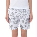 Set Chalk Out Scribble Collection Women s Basketball Shorts View1