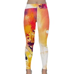 Paint Splash Paint Splatter Design Classic Yoga Leggings by Celenk