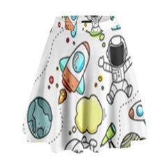 Sketch Set Cute Collection Child High Waist Skirt by Celenk