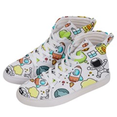 Sketch Set Cute Collection Child Men s Hi-top Skate Sneakers by Celenk