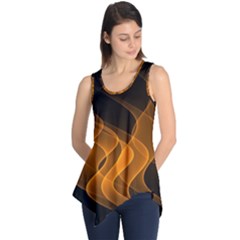 Background Light Glow Abstract Art Sleeveless Tunic by Celenk