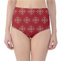 Pattern Background Holiday High-Waist Bikini Bottoms View1