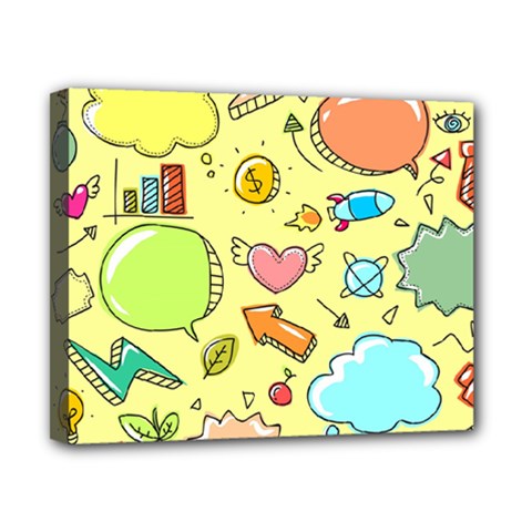 Cute Sketch Child Graphic Funny Canvas 10  X 8  by Celenk