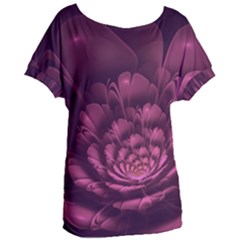 Fractal Blossom Flower Bloom Women s Oversized Tee by Celenk