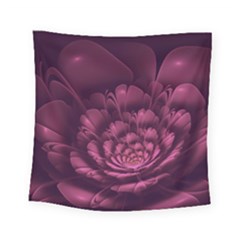 Fractal Blossom Flower Bloom Square Tapestry (small) by Celenk