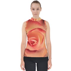 Rose Orange Rose Blossom Bloom Shell Top by Celenk