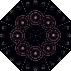 Fractal Flowers Pattern Fantasy Golf Umbrellas by Celenk