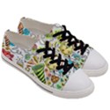 Doodle New Year Party Celebration Men s Low Top Canvas Sneakers View3