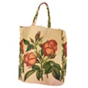 Vintage Flowers Floral Giant Grocery Zipper Tote View1