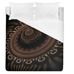 Fractal Stripes Abstract Pattern Duvet Cover (queen Size) by Celenk