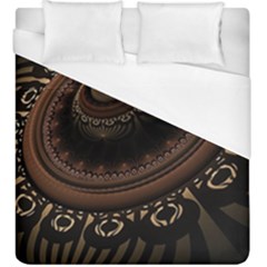 Fractal Stripes Abstract Pattern Duvet Cover (king Size) by Celenk