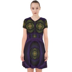 Fractal Blue Eye Fantasy 3d Adorable In Chiffon Dress by Celenk