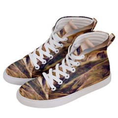 Iceland Mountains Sky Clouds Women s Hi-top Skate Sneakers by Celenk