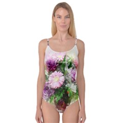 Flowers Roses Bouquet Art Nature Camisole Leotard  by Celenk