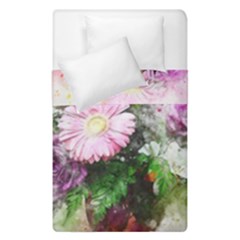 Flowers Roses Bouquet Art Nature Duvet Cover Double Side (single Size) by Celenk