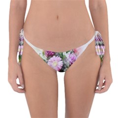 Flowers Roses Bouquet Art Nature Reversible Bikini Bottom by Celenk