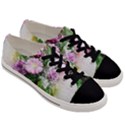 Flowers Roses Bouquet Art Nature Men s Low Top Canvas Sneakers View3