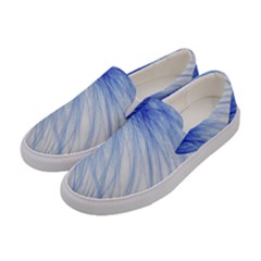 Spring Blue Colored Women s Canvas Slip Ons by Celenk