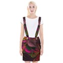 Fractal Abstract Colorful Floral Braces Suspender Skirt View1