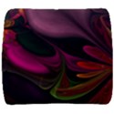 Fractal Abstract Colorful Floral Back Support Cushion View1