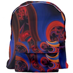 Fractal Abstract Pattern Circles Giant Full Print Backpack