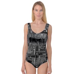 Venice Italy Gondola Boat Canal Princess Tank Leotard 