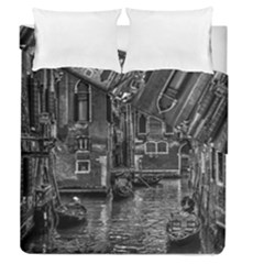 Venice Italy Gondola Boat Canal Duvet Cover Double Side (Queen Size)