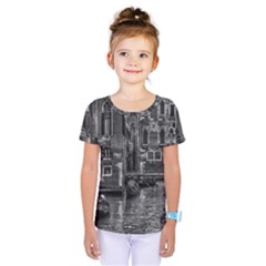 Venice Italy Gondola Boat Canal Kids  One Piece Tee