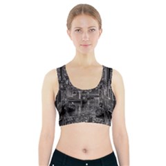 Venice Italy Gondola Boat Canal Sports Bra With Pocket